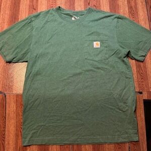 Carhartt Green Workwear Relaxed Pocket Shirt Medium